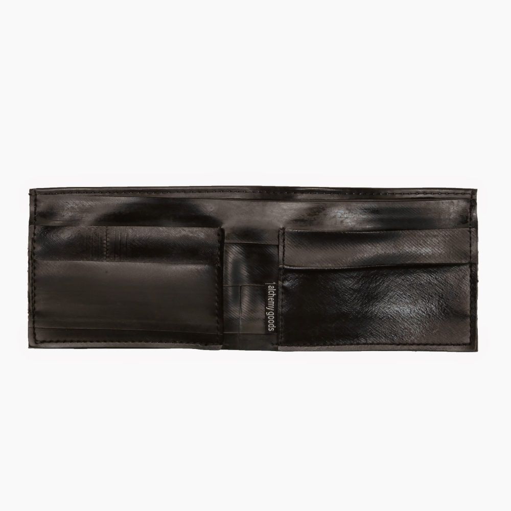 Alchemy Goods Recycled Franklin Wallet - Black/Orange